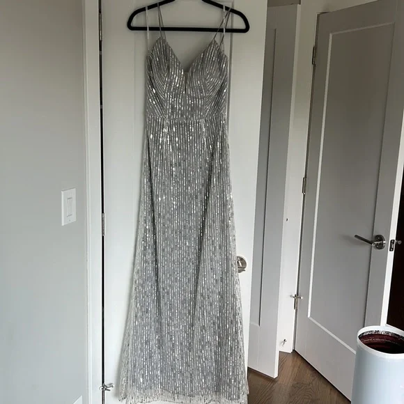 Dresses | Soft Light Blue Sequin Bridesmaid Dress | Poshmark Dresses | Soft Light Blue Sequin Bridesmaid Dress | Poshmark
